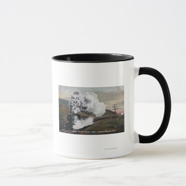 Mug Vue du train de marchandises Union Pacifique (Droite)