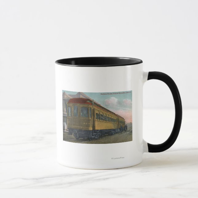 Mug Vue du train électrique du Nord (Droite)