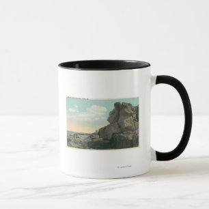 Mug Vue du vieil homme de la formation de Sea Rock