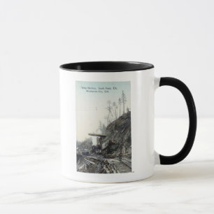 Mug Vue du vol s'assortissant, ForkElk du sud, CA