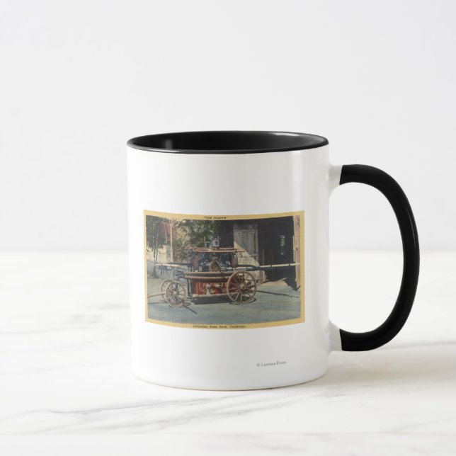 Mug Vue d'un moteur "Old Papeete" (Droite)
