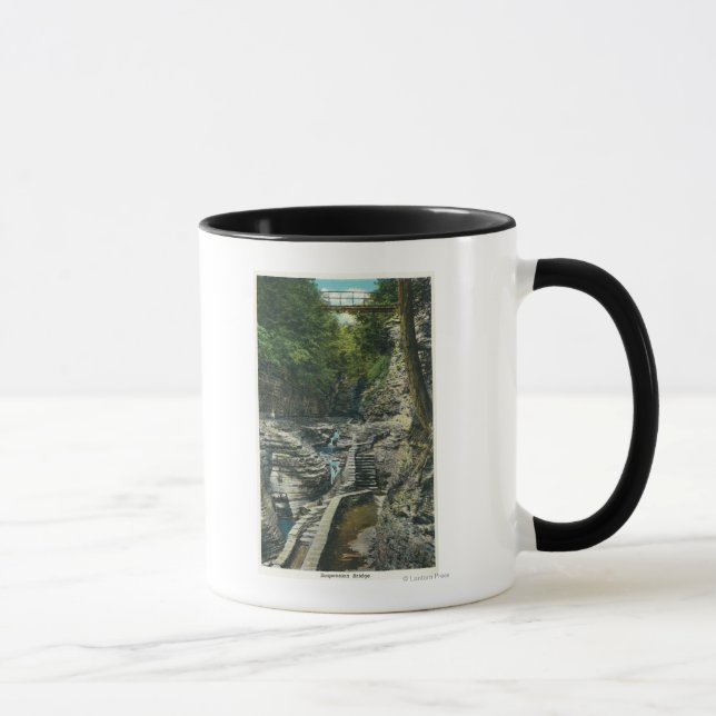 Mug Vue d'un pont suspendu (Droite)