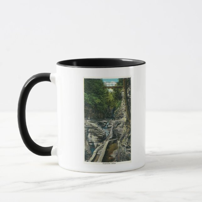 Mug Vue d'un pont suspendu (Gauche)