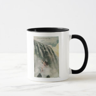 Mug Vue d'une femme dans les chutes