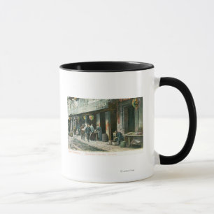 Mug Vue d'une rue dans l'allée de poissons