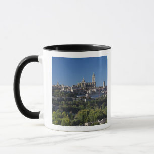 Mug Vue élevée de la ville avec la cathédrale de Ségov