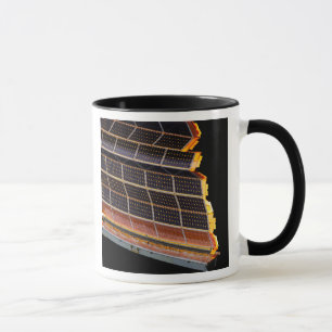 Mug Vue en gros plan des rangées solaires