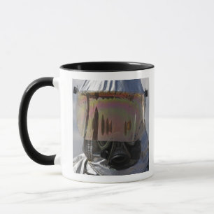 Mug Vue en gros plan d'un sapeur-pompier