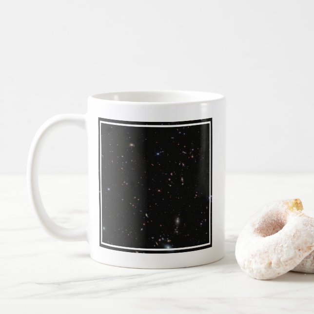 Mug Vue Entre Les Constellations Pisces & Andromeda (Avec donut)