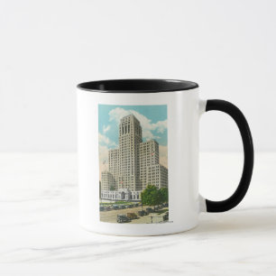 Mug Vue extérieure de bâtiment de bureau d'état de NY