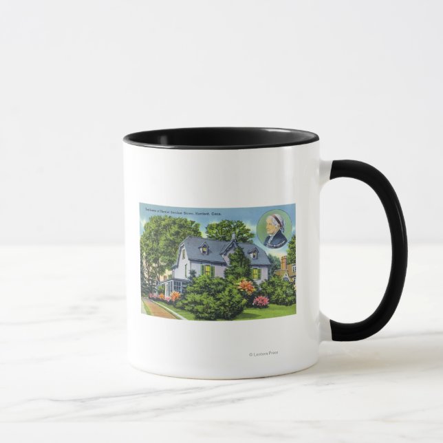 Mug Vue extérieure de Harriet Beecher Stowe's (Droite)