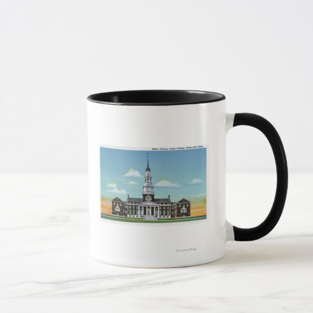 Mug Vue extérieure de la bibliothèque Colby College Mi (Droite)