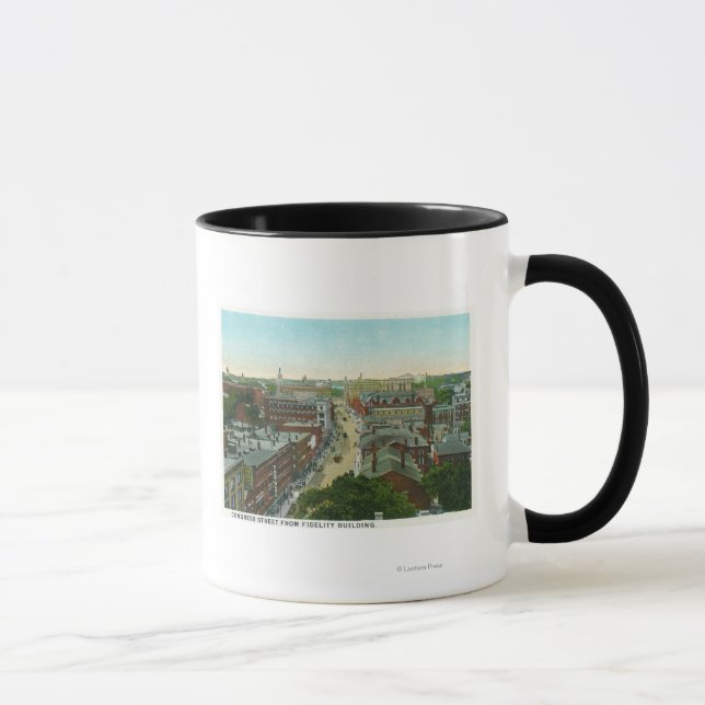 Mug Vue extérieure de la maison de Longfellow (Droite)
