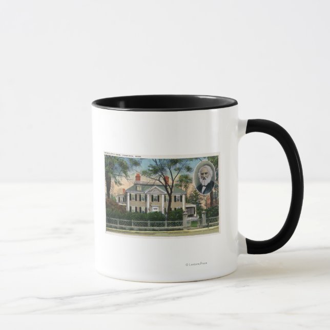 Mug Vue extérieure de la maison de Longfellow (Droite)