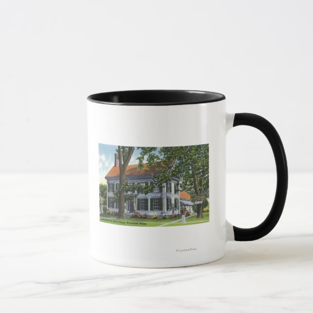Mug Vue extérieure de la maison Stowe Harriet Beecher (Droite)