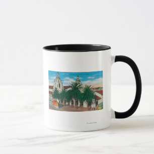 Mug Vue extérieure de la station Père Noël Fe