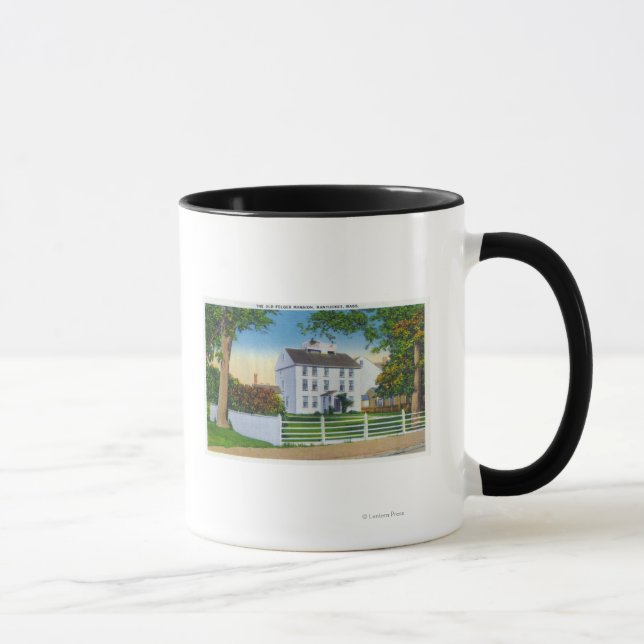Mug Vue extérieure de l'ancienne demeure de Folger (Droite)