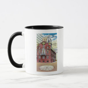 Mug Vue extérieure de l'ancienne maison d'état