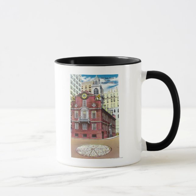 Mug Vue extérieure de l'ancienne maison d'état (Droite)