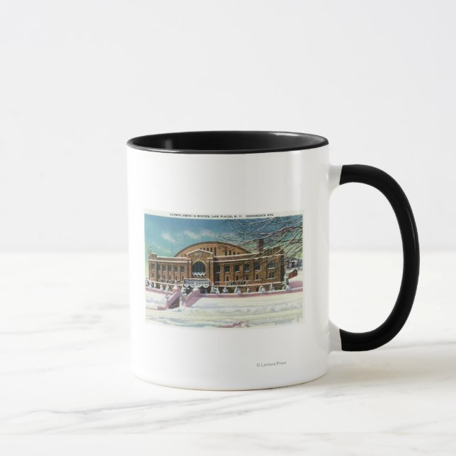 Mug Vue extérieure de l'arène olympique en hiver (Droite)
