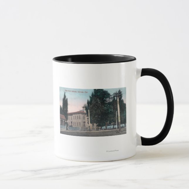Mug Vue extérieure de l'école West End (Droite)