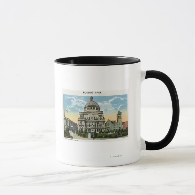 Mug Vue extérieure de l'église de la science chrétienn (Droite)