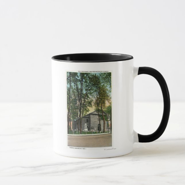 Mug Vue extérieure de l'église protestante néerlandais (Droite)