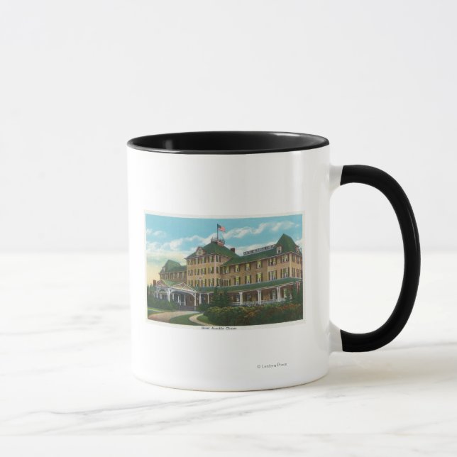 Mug Vue extérieure de l'Hôtel Ausable Chasm (Droite)