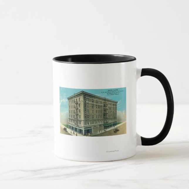 Mug Vue extérieure de l'hôtel Clark (Droite)