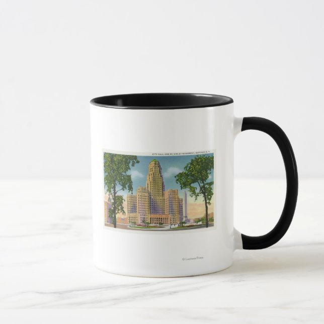 Mug Vue extérieure de l'hôtel de ville et du McKinley (Droite)