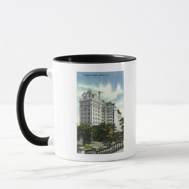 Mug Vue extérieure de l'immeuble de téléphone # 2 (Gauche)