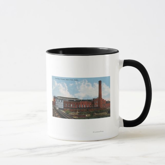 Mug Vue extérieure de l'usine de sucre de betterave (Droite)