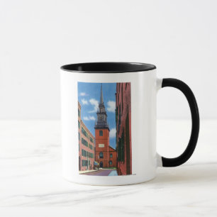 Mug Vue extérieure de vieille église du nord
