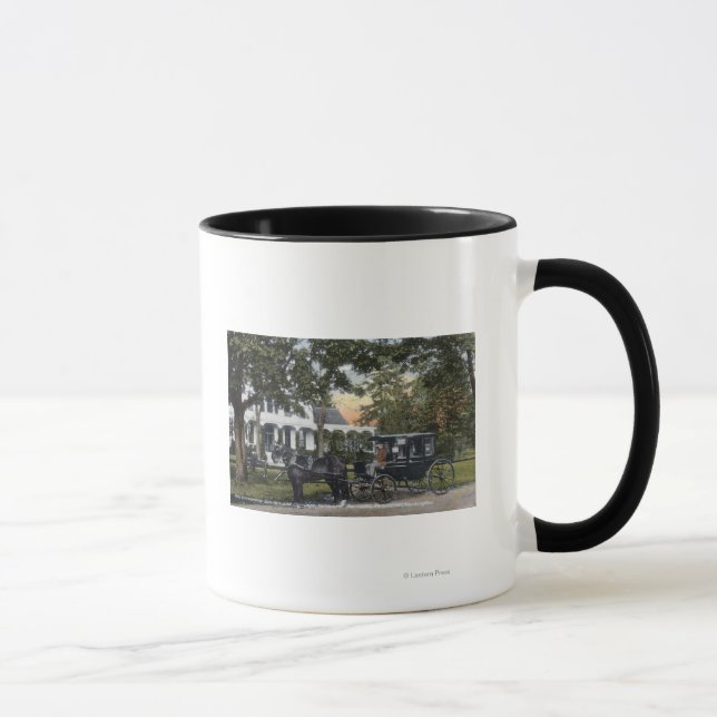 Mug Vue extérieure des quarts de poste (Droite)