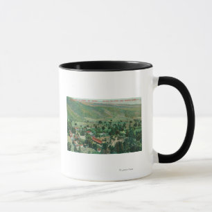 Mug Vue extérieure des sources thermales et jardins de