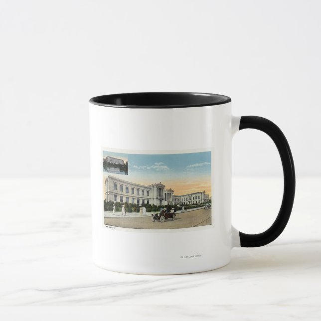 Mug Vue extérieure du musée d'art # 2 (Droite)