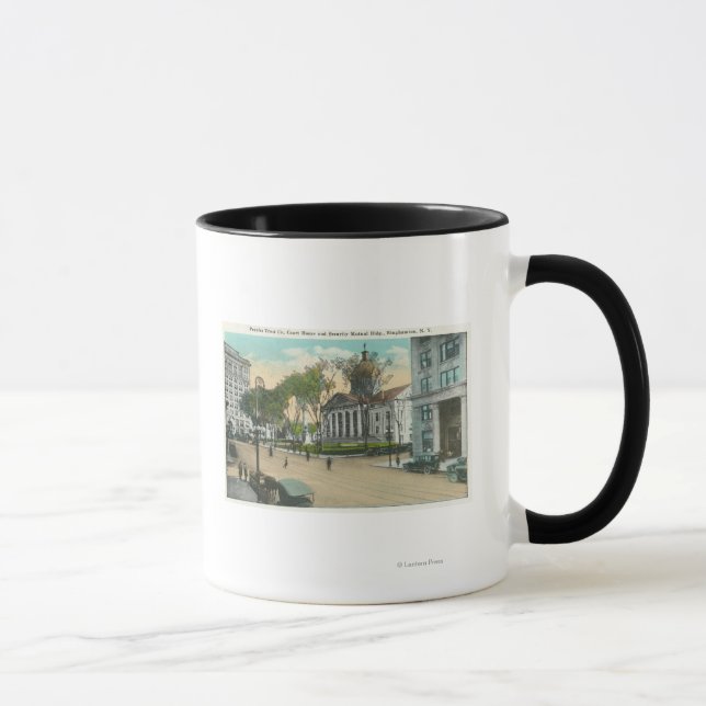 Mug Vue extérieure du palais de justice (Droite)