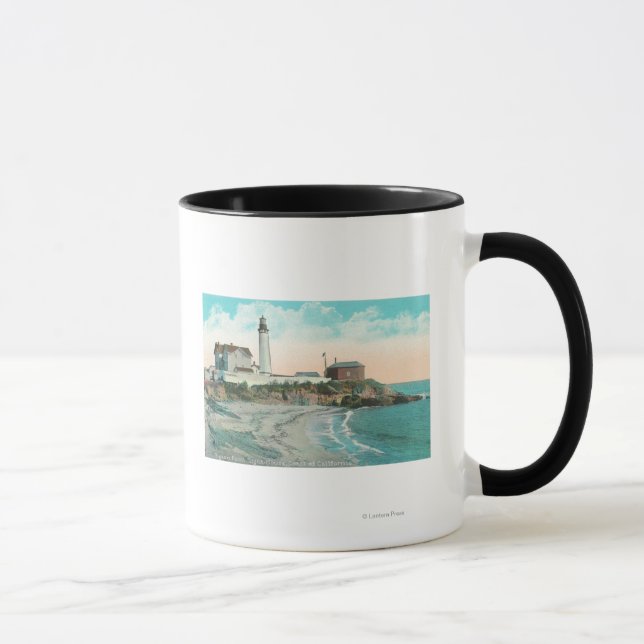 Mug Vue extérieure du phare de Pigeon Point (Droite)