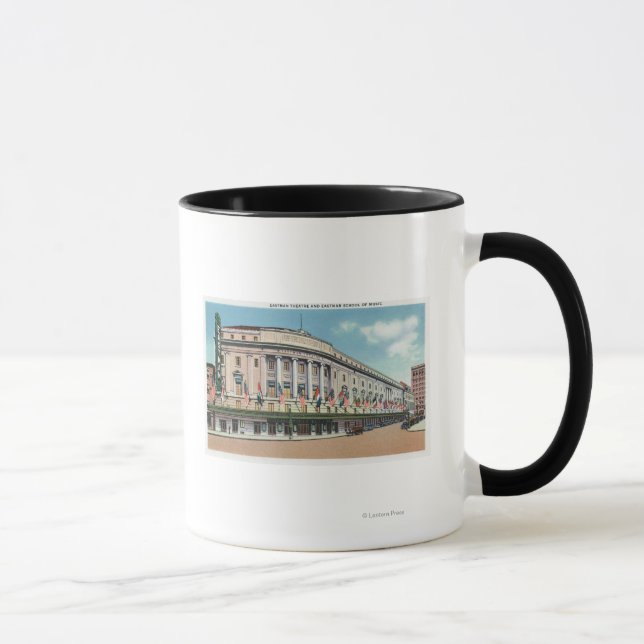 Mug Vue extérieure du théâtre Eastman et de l'école de (Droite)