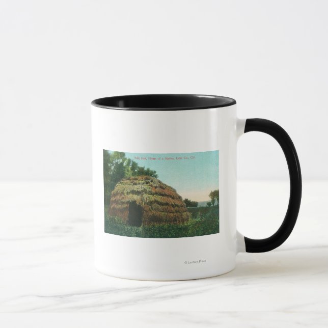 Mug Vue extérieure d'un comté de Tule HutLake, CA (Droite)