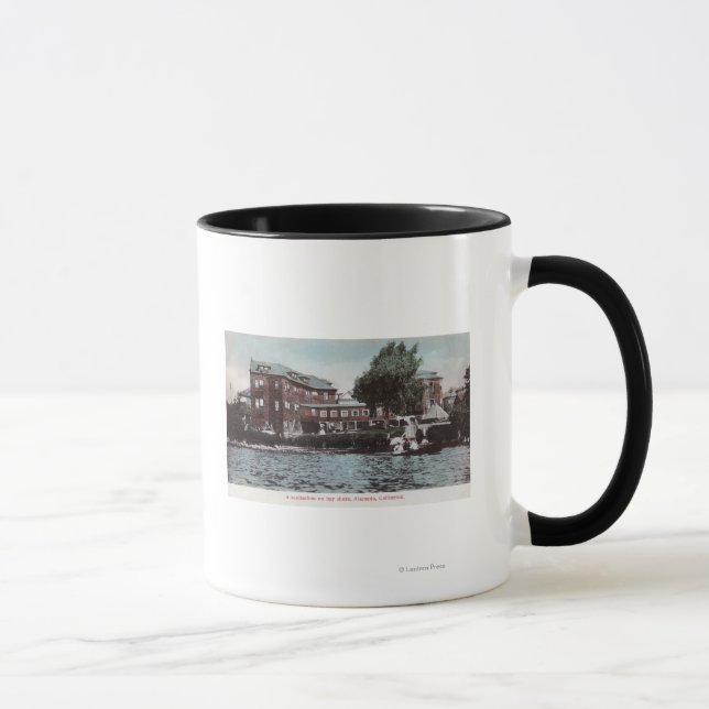 Mug Vue extérieure d'un Sanitarium sur Bay Shore (Droite)