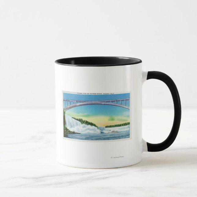 Mug Vue générale des chutes et de l'arc-en-ciel (Droite)