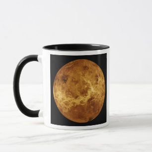 Mug Vue globale de la surface de Vénus