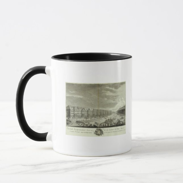 Mug Vue gravée de Saint-Pétersbourg 2 (Gauche)
