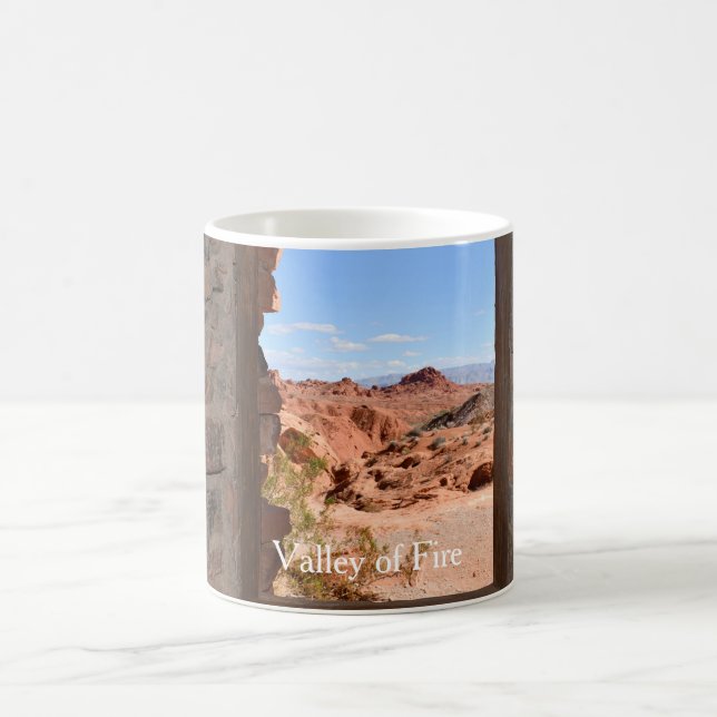 Mug Vue intérieure de la cabine sur la Vallée de Feu   (Centre)