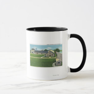 Mug Vue intérieure de vestibule dans le vieux Français