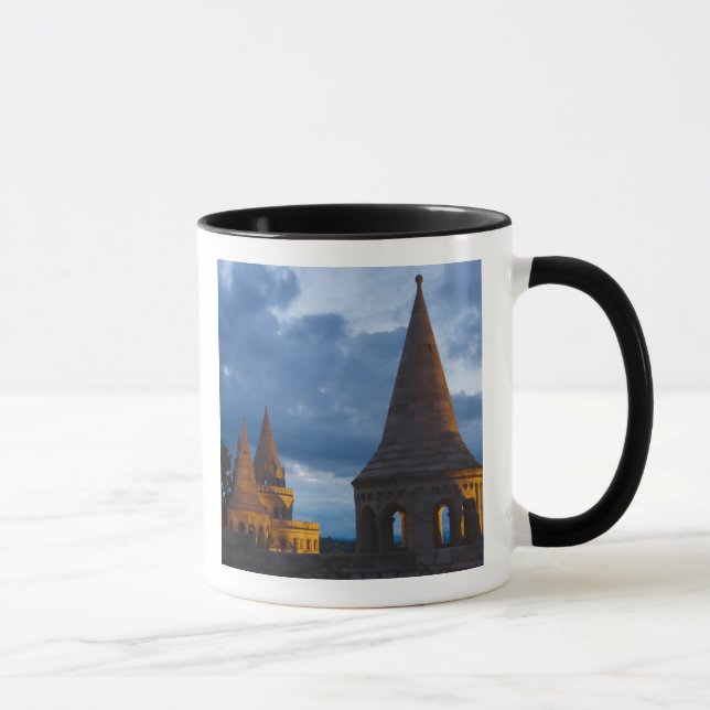 Mug Vue nocturne du Bastion des Pêcheurs, colline du C (Droite)