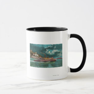 Mug Vue nocturne du phare de Yerba Buena Island