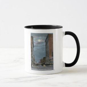 Mug Vue occidentale d'avenue de rive la nuit