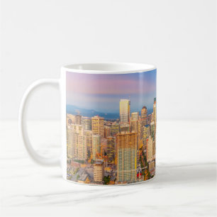 Mug Vue panoramique Centre-ville Seattle Skyline